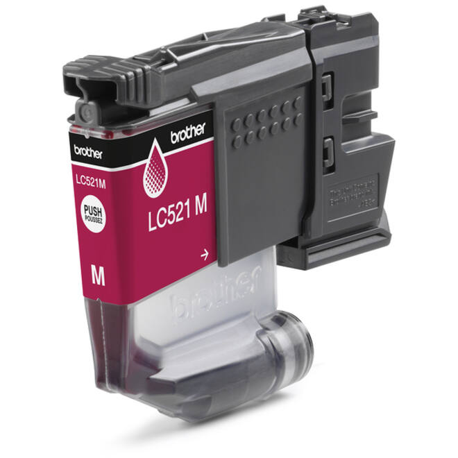 Inktcartridge Brother LC-521M rood