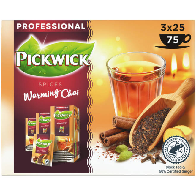 Thee Pickwick warming chai 25x1.5gr