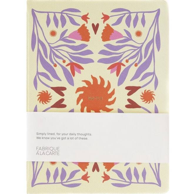 Notitieboek A-Journal Fabrique Palmtree Pink lijn