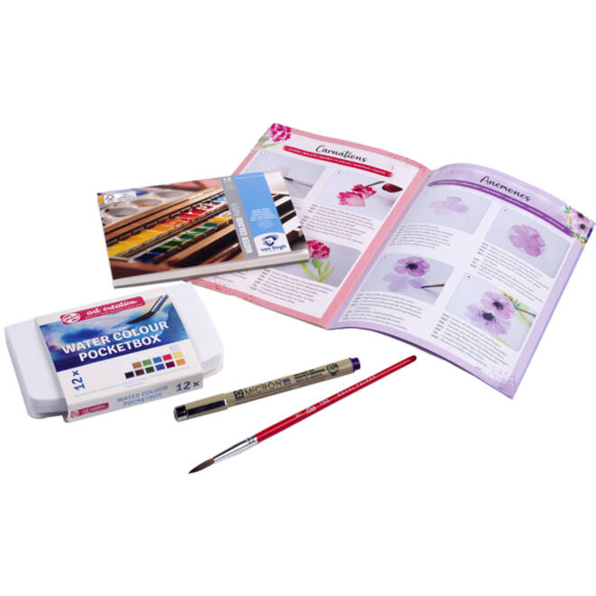 Aquarelverfset Talens Art Creation Floral Watercolour Art assorti