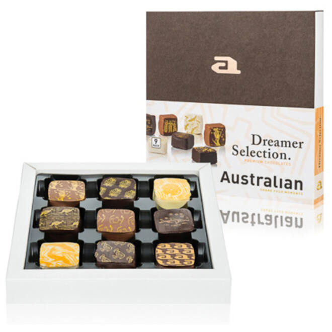 Chocolade bonbons Australian Dreamer Selection 9-pack
