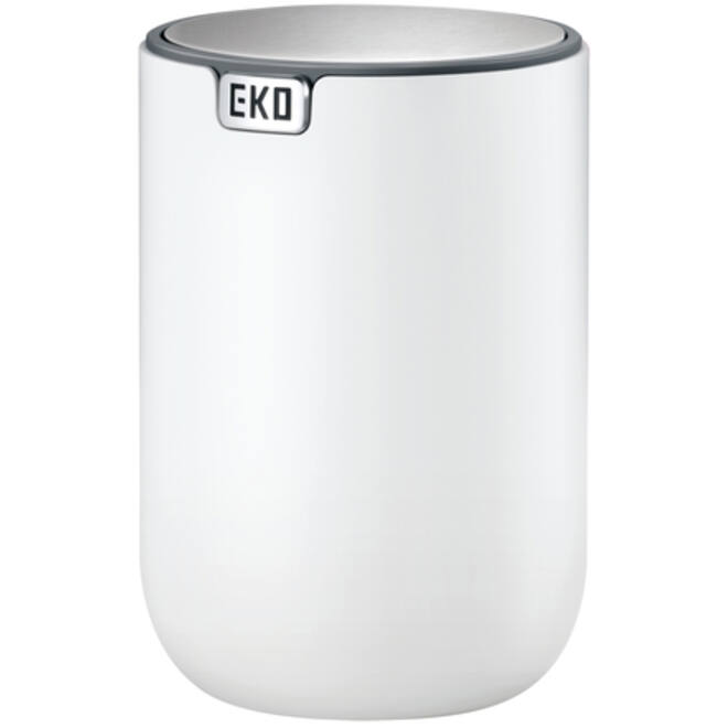 Afvalbak EKO Fandy 2 tafelmodel met swingdeksel 2,2 liter wit
