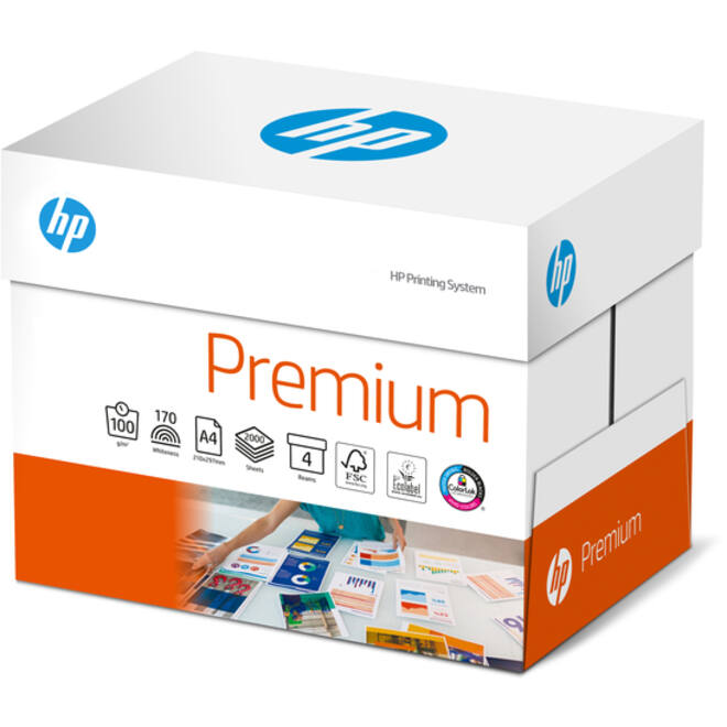Kopieerpapier HP Premium A4 100gr wit 500 vel