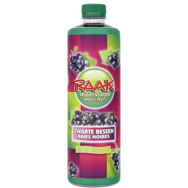 Siroop RAAK zwarte bessen 750ml