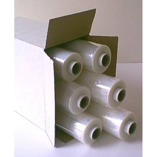 Wikkelfolie IEZZY 500mmx300m 20mu 100% recycled (PCR) transparant