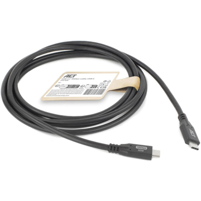 Kabel ACT USB-C 3.0 10Gbps 60W USB 1 meter
