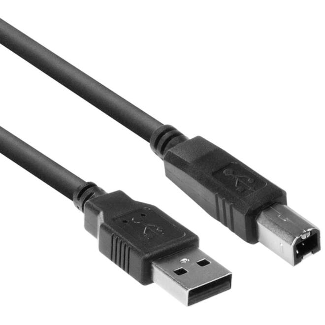 Kabel ACT USB 2.0 A male - USB B male 1 meter