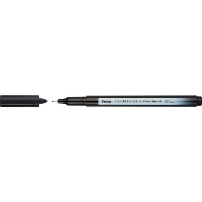 Fineliner Pentel Pointliner S40-A fijn zwart