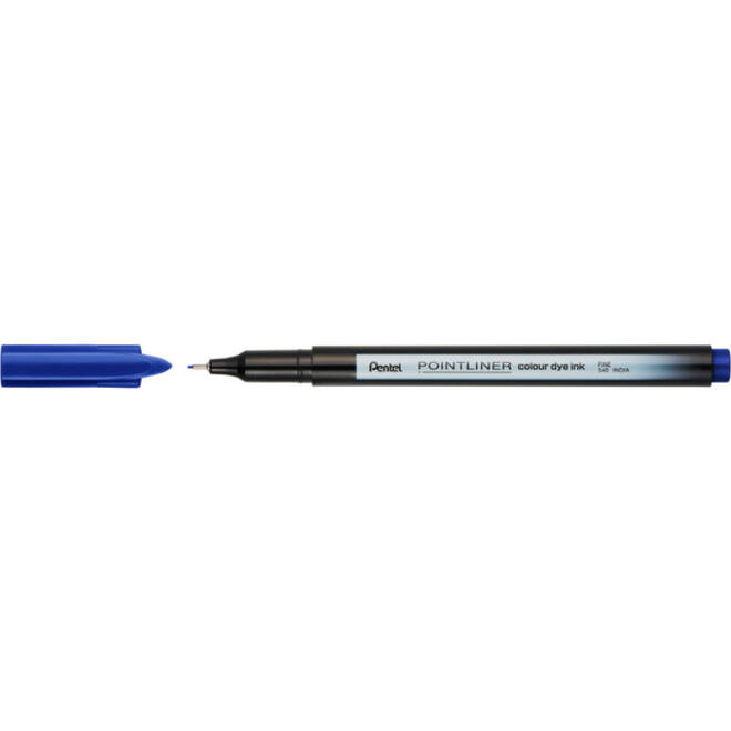 Fineliner Pentel Pointliner S40-C fijn blauw