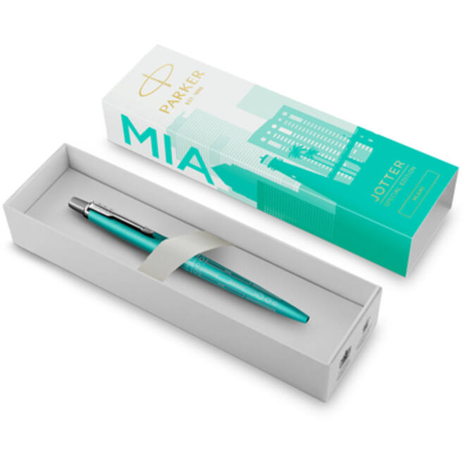 Balpen Parker Jotter special edition Miami turquoise CT medium