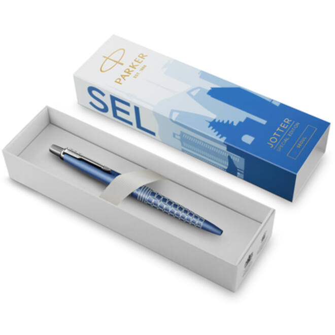 Balpen Parker Jotter special edition Seoul blue CT medium