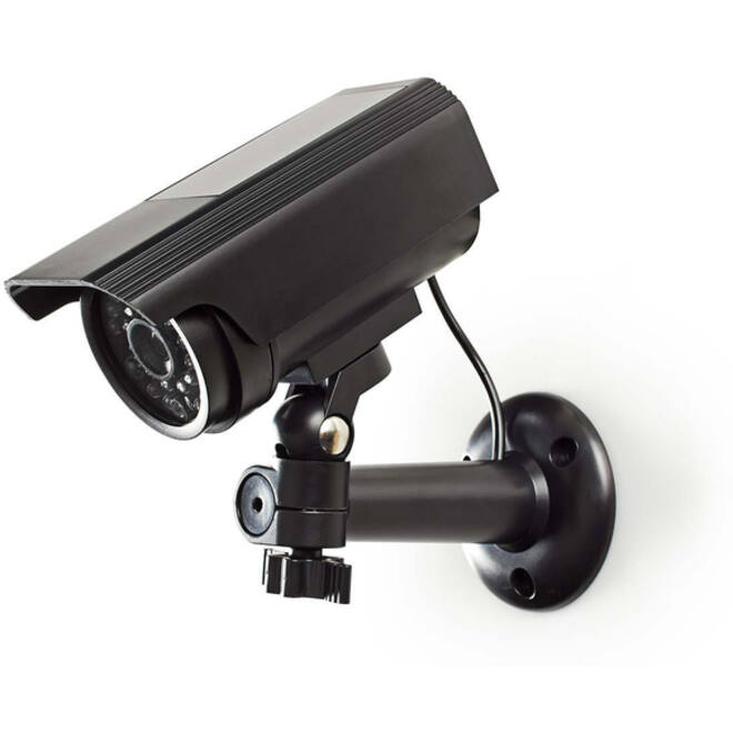 Dummy beveiligingscamera Nedis bullet solar buiten grijs