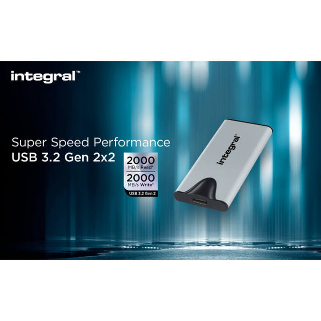 SSD Integral SlimXpress Portable USB-C 500GB