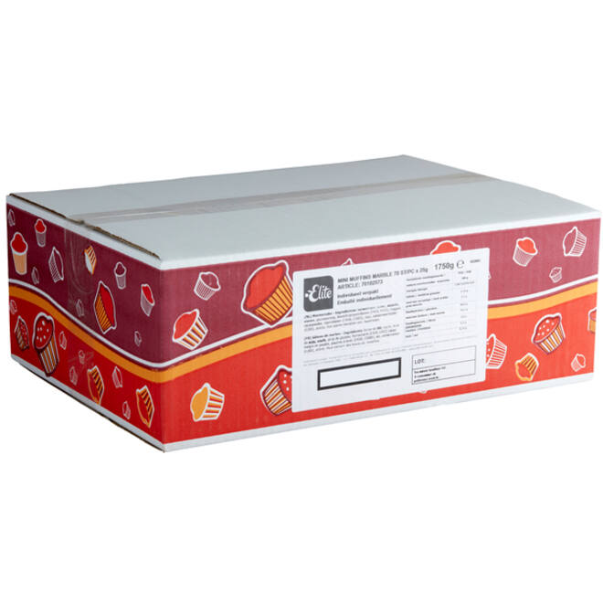 Muffins Elite mini marble 70 stuks