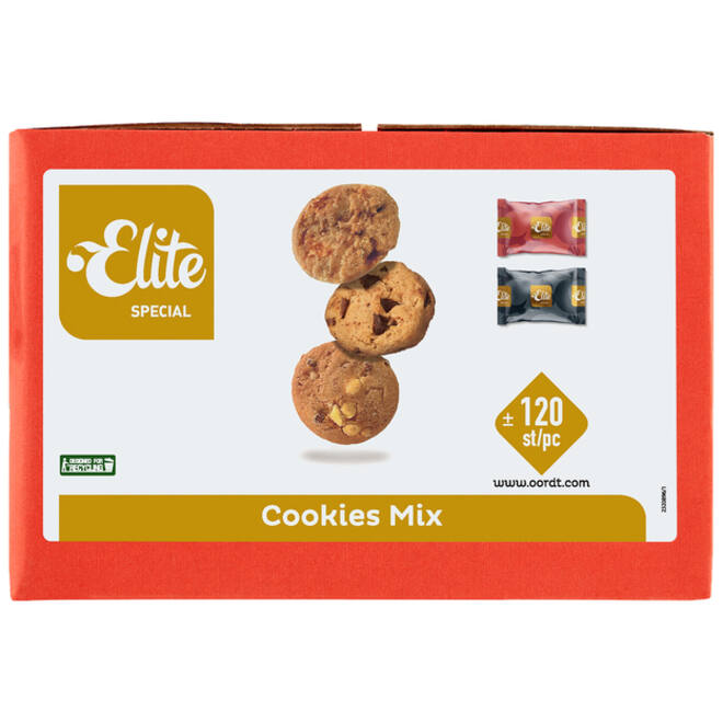 Koekjes Elite cookies mix 120 stuks
