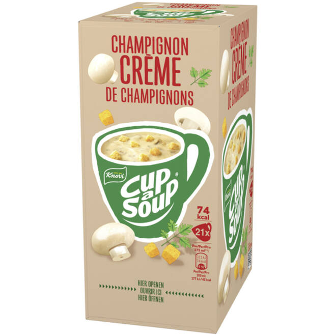Cup-a-Soup Knorr champignon crème 21x175ml