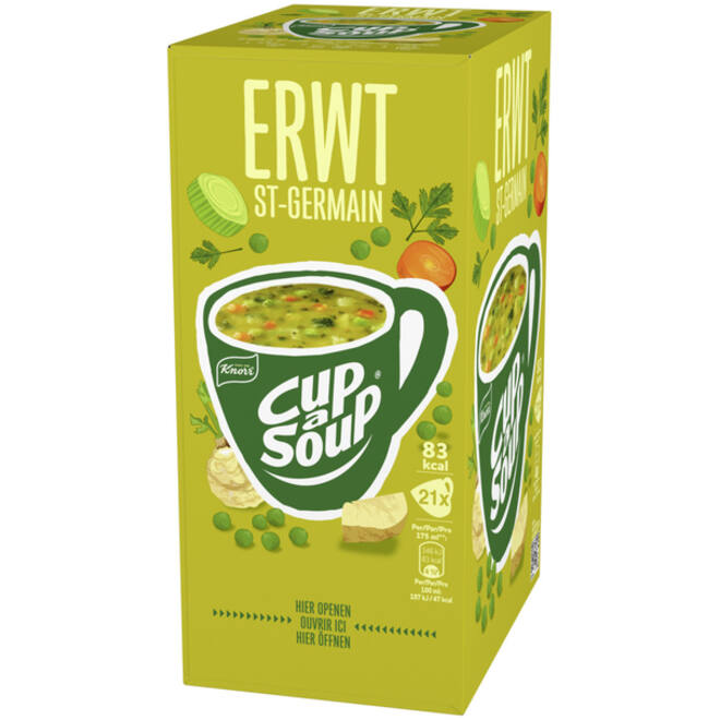 Cup-a-Soup Knorr erwtensoep 21x175ml