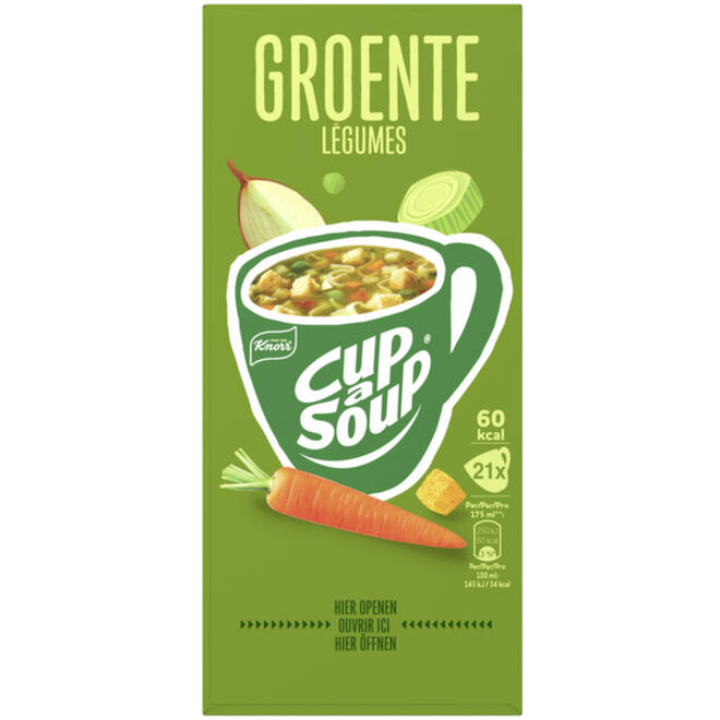 Cup-a-Soup Knorr groente 21x175ml