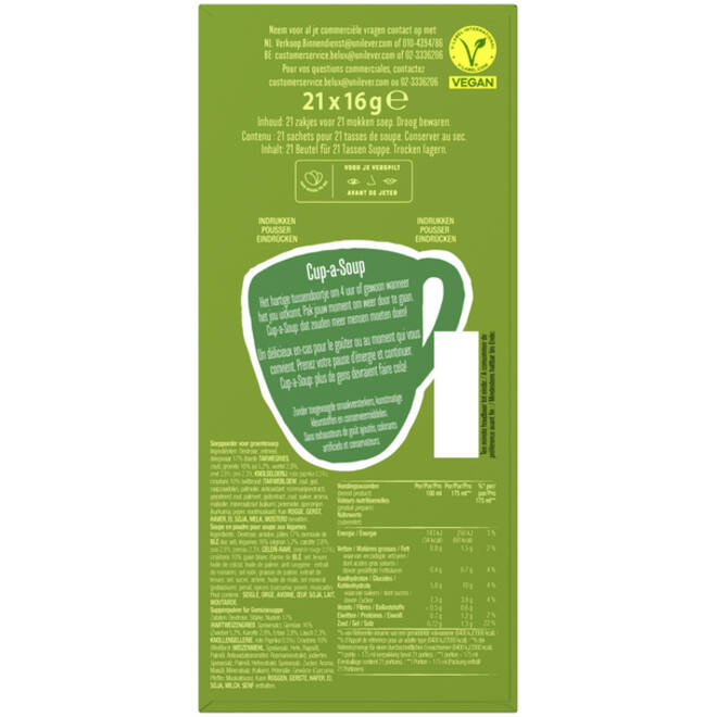 Cup-a-Soup Knorr groente 21x175ml