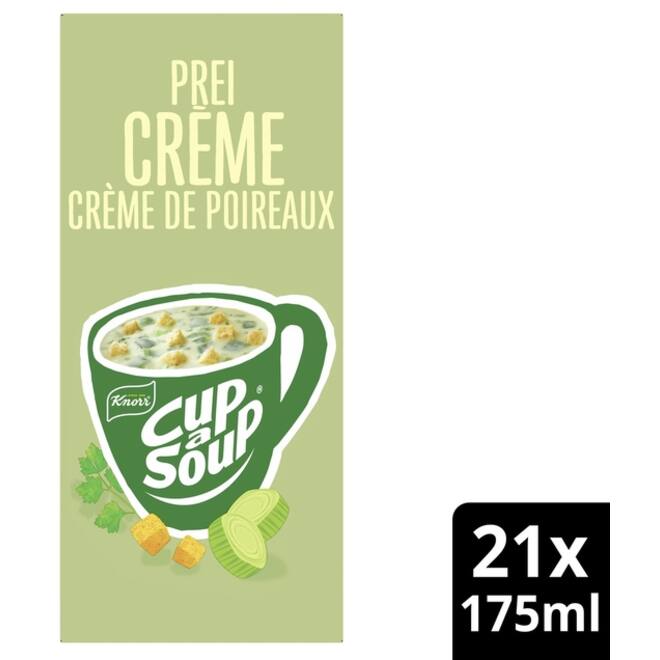 Cup-a-Soup Knorr prei-crème 21x175ml