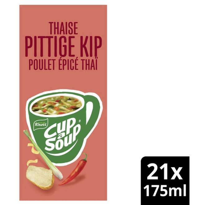 Cup-a-Soup Knorr Thaise pittige kip 21x175ml