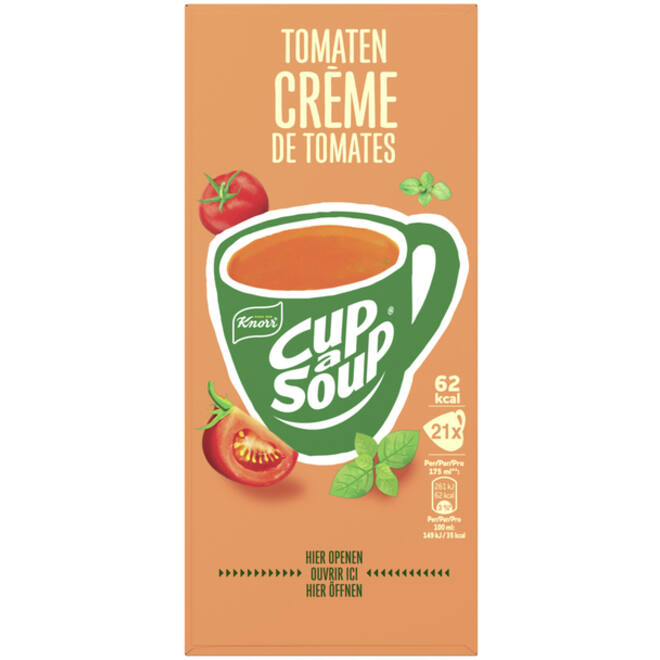 Knorr Cup-a-Soup Tomaten Crème.