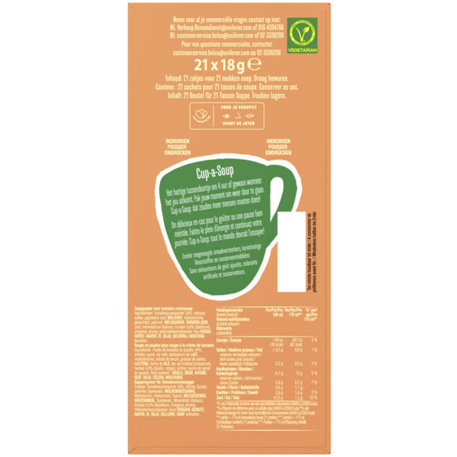 Knorr Cup-a-Soup Tomaten Crème.