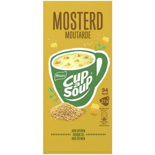 Cup-a-Soup Knorr mosterd 21x175ml