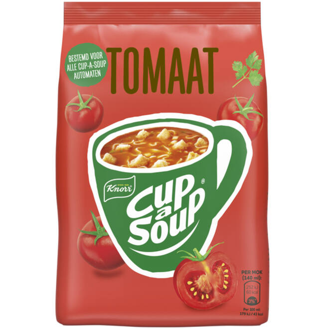 Cup-a-Soup Knorr machinezak tomaat 140ml