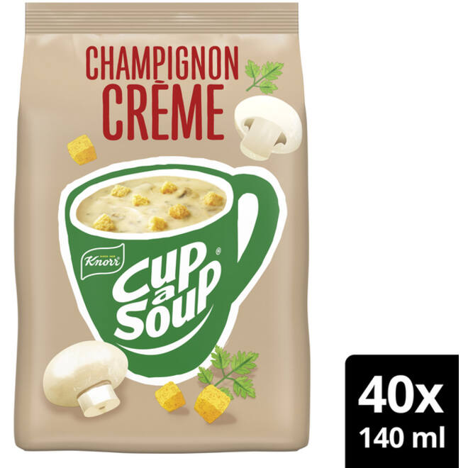 Cup-a-Soup Knorr machinezak champignon crème 140ml