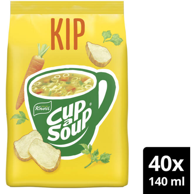 Cup-a-Soup Knorr machinezak kip 140ml