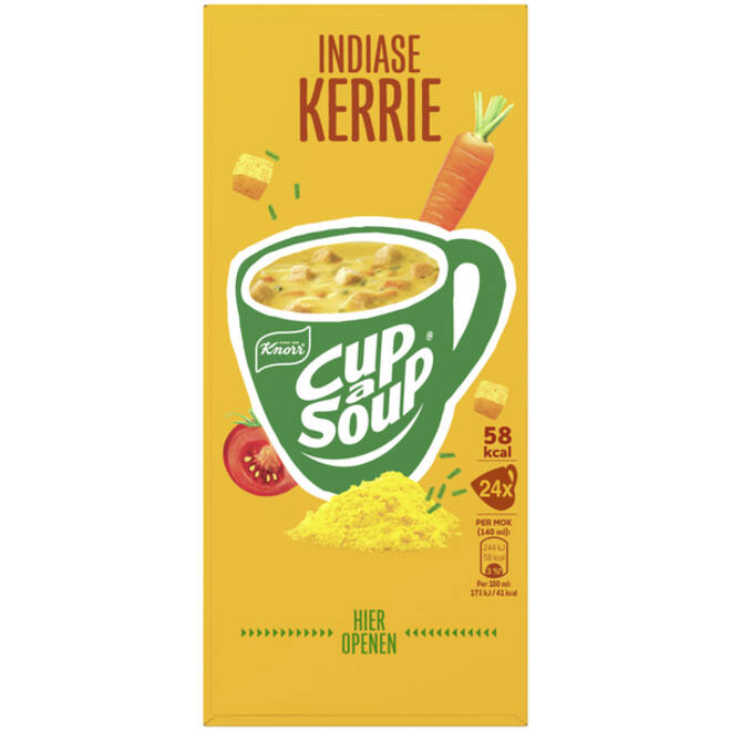 Cup-a-Soup Knorr Indiase kerrie 24x140ml