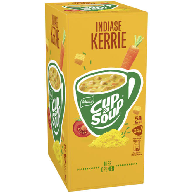 Cup-a-Soup Knorr Indiase kerrie 24x140ml