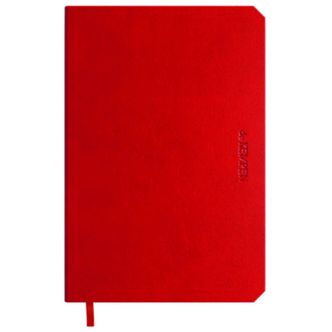 Notitieboek de KEMPEN Poppy 110x160mm lijn 160 pagina's 90gr rood