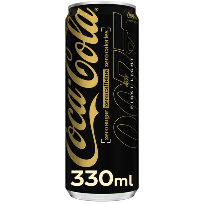 Frisdrank Coca Cola zero sugar zero caffeine blik 330 ml
