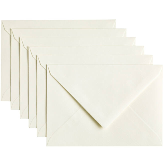 Envelop Papicolor C6 114x162mm anjerwit