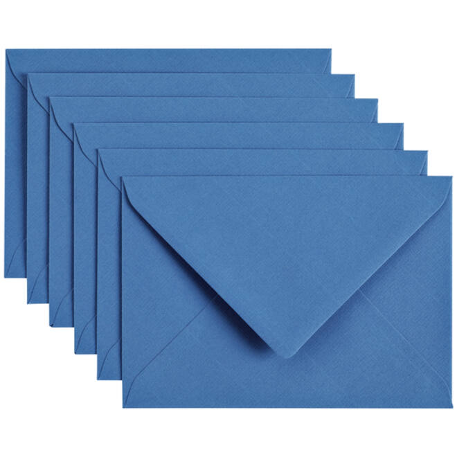 Envelop Papicolor C6 114x162mm donkerblauw