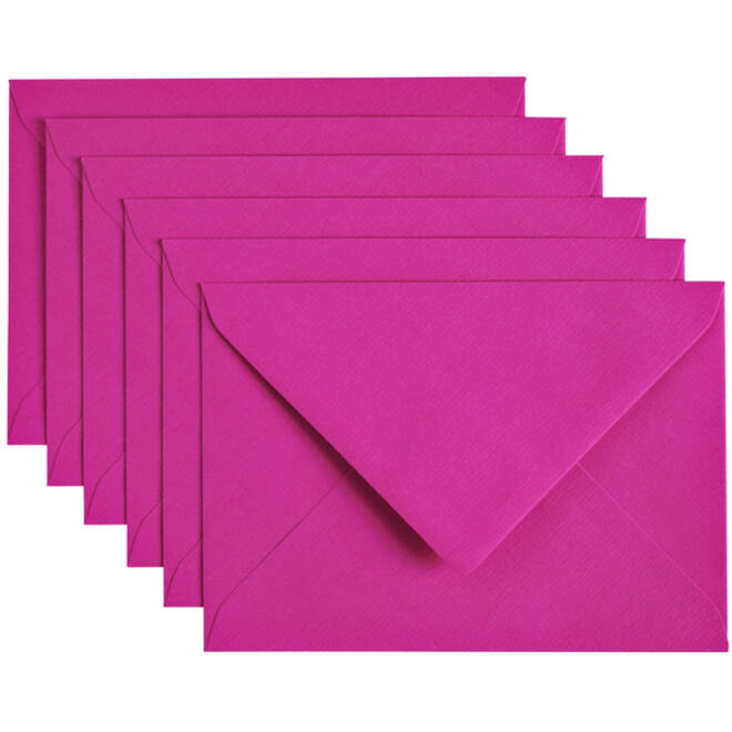 Envelop Papicolor C6 114x162mm felroze