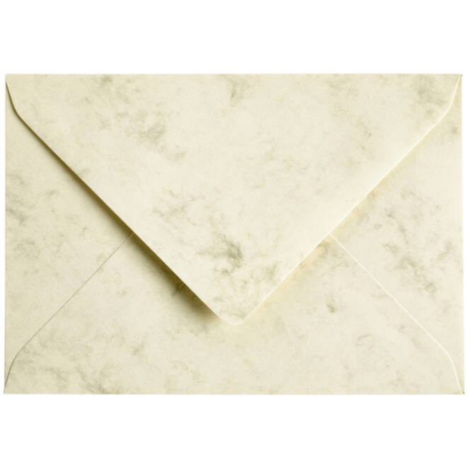 Envelop Papicolor C6 114x162mm marble ivoor