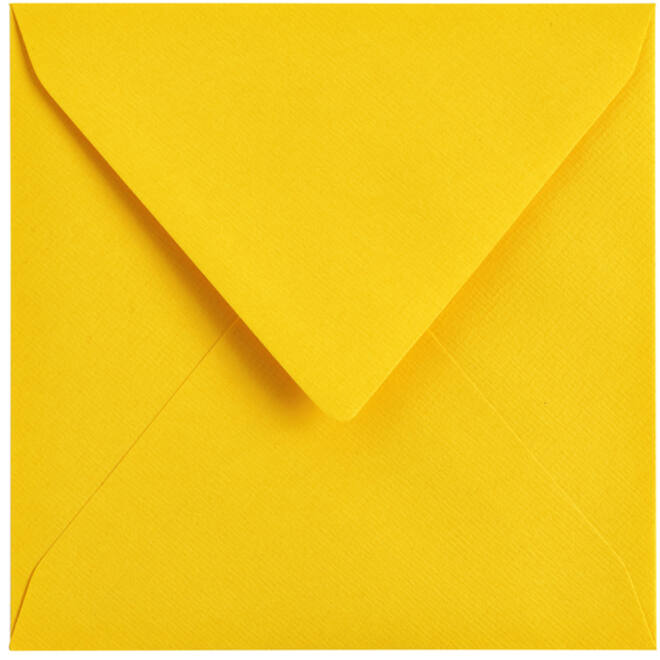 Envelop Papicolor 140x140mm dottergeel