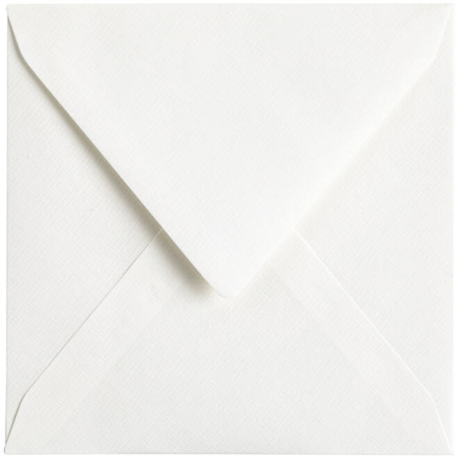 Envelop Papicolor 140x140mm hagelwit