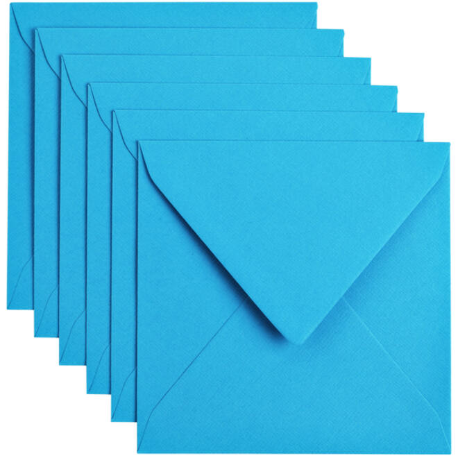 Envelop Papicolor 140x140mm hemelsblauw