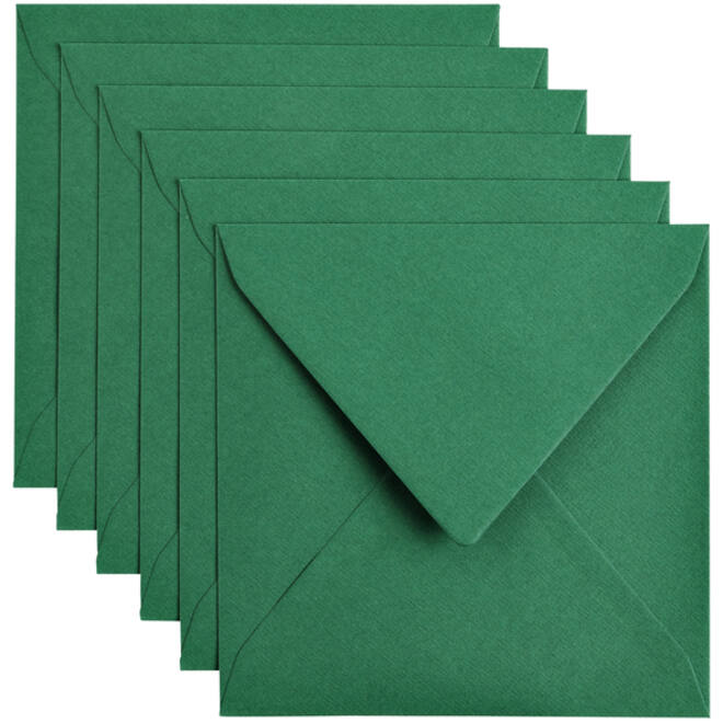 Envelop Papicolor 140x140mm dennengroen