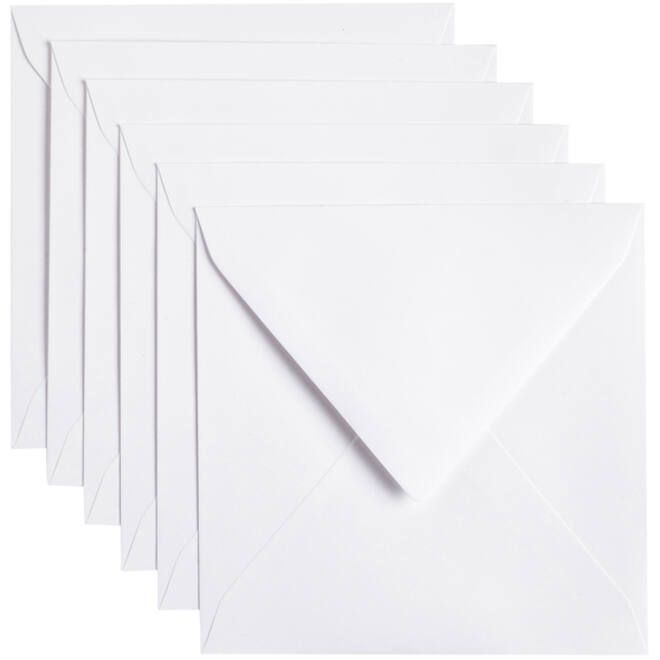 Envelop Papicolor 140x140mm kraft wit