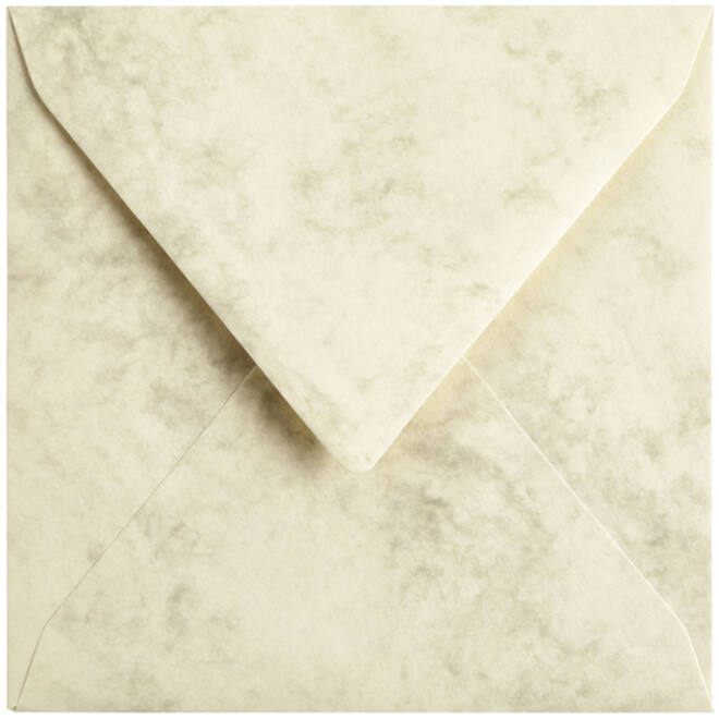 Envelop Papicolor 140x140mm marble ivoor