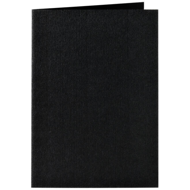 Correspondentiekaart Papicolor dubbel 105x148mm ravenzwart pak à 6 stuks