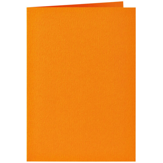 Correspondentiekaart Papicolor dubbel 105x148mm oranje pak à 6 stuks