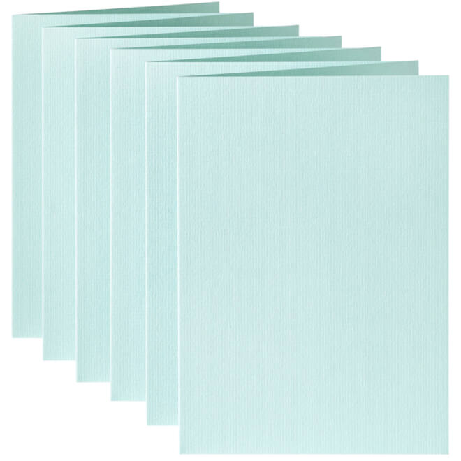 Correspondentiekaart Papicolor dubbel 105x148mm zeegroen pak à 6 stuks