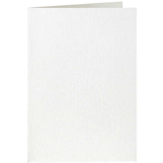 Correspondentiekaart Papicolor dubbel 105x148mm hagelwit pak à 6 stuks