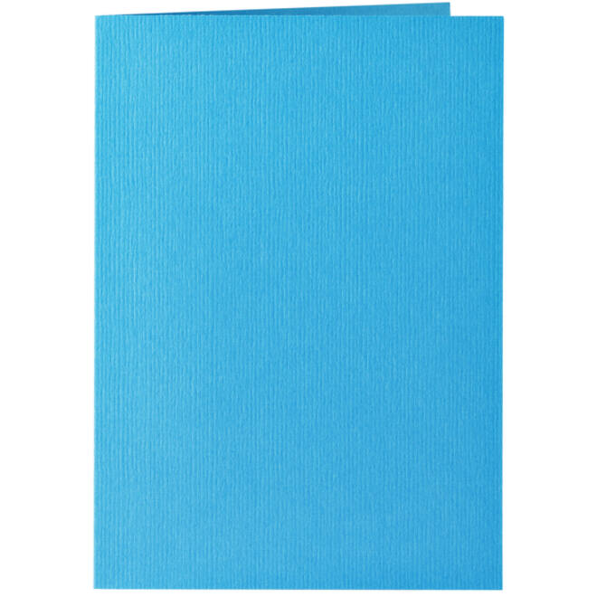 Correspondentiekaart Papicolor dubbel 105x148mm hemelsblauw pak à 6 stuks